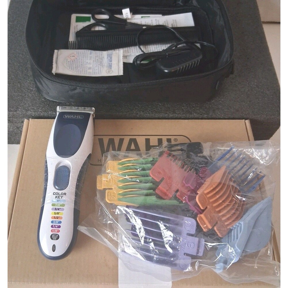 Wahl Color Pro Cordless Color Key Hair Clippers Trimmer Rechargeable 09649P
